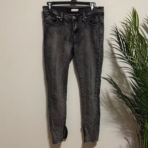 Silence + Noise Dark Gray Skinny Jeans